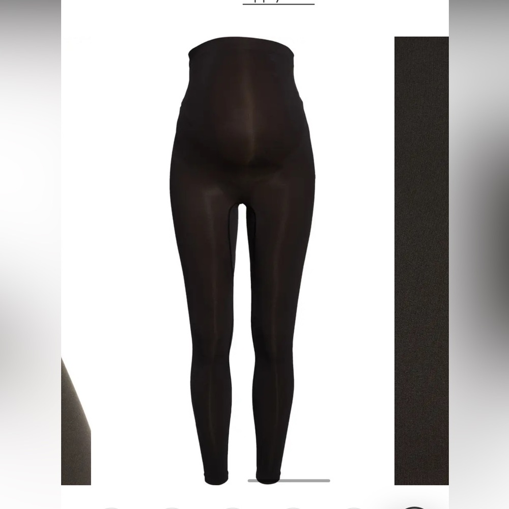 Skims Solutionwear Maternity Onyx Tight, NWT - Picture 6 of 9